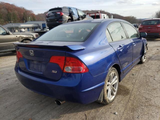 Photo 4 from auction – 2007 HONDA CIVIC SI with VIN 2HGFA55587H704916