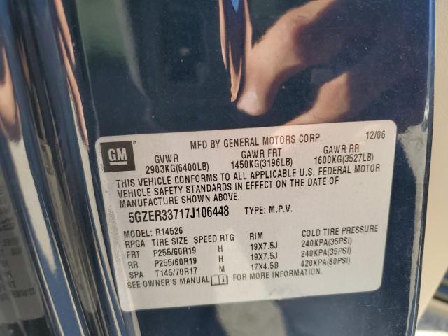 Photo 10 from auction – 2007 SATURN OUTLOOK SP with VIN 5GZER33717J106448
