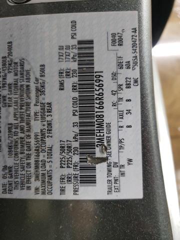 Photo 10 from auction – 2006 MERCURY MILAN PREM with VIN 3MEHM08166R656991