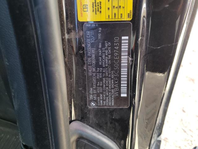 Photo 10 from auction – 2012 BMW 328 XI with VIN WBAKF3C50CE974310
