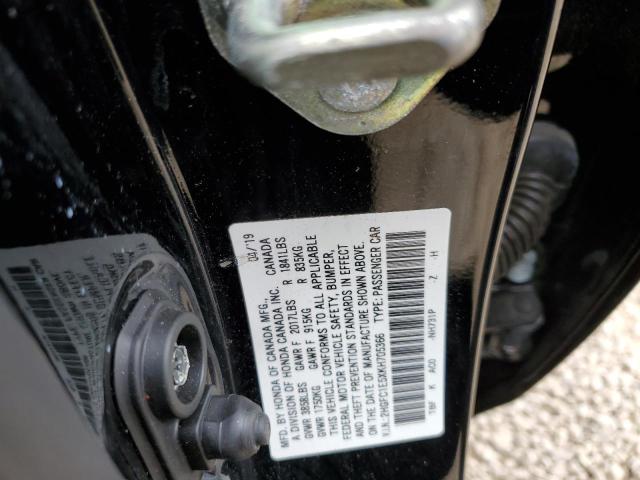Photo 10 from auction – 2019 HONDA CIVIC SI with VIN 2HGFC1E5XKH705366