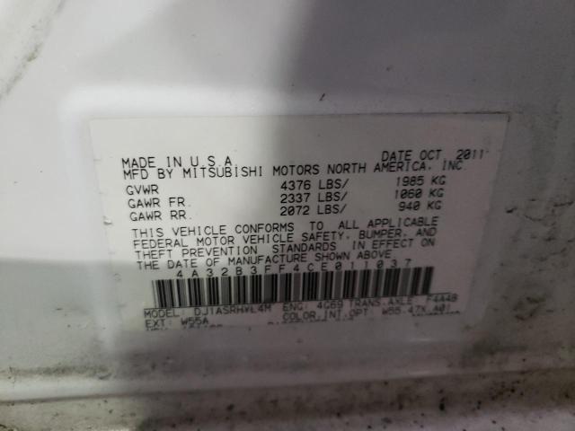 Photo 10 from auction – 2012 MITSUBISHI GALANT ES with VIN 4A32B3FF4CE011037