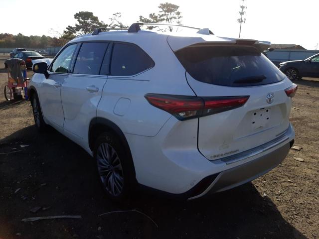 Photo 3 from auction – 2021 TOYOTA HIGHLANDER with VIN 5TDFZRBH8MS085678