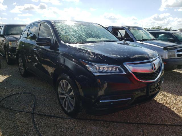 ACURA MDX TECHNO 2015 with VIN 5FRYD4H45FB004995 - Photo from auction
