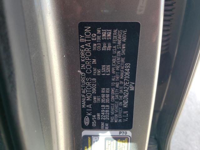 Photo 10 from auction – 2014 KIA SOUL with VIN KNDJN2A27E7106493