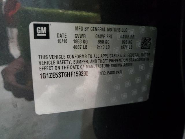 Photo 10 from auction – 2017 CHEVROLET MALIBU LT with VIN 1G1ZE5ST6HF159295