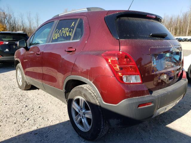 Photo 3 from auction – 2016 CHEVROLET TRAX 1LT with VIN 3GNCJPSB3GL269454