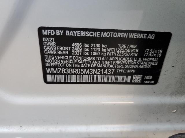 Photo 10 from auction – 2021 MINI COOPER S C with VIN WMZ83BR05M3N21437