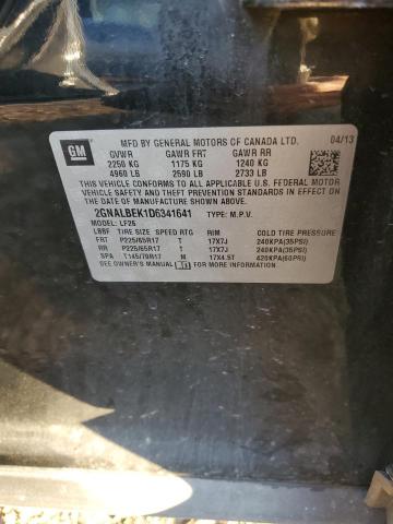 Photo 10 from auction – 2013 CHEVROLET EQUINOX LS with VIN 2GNALBEK1D6341641
