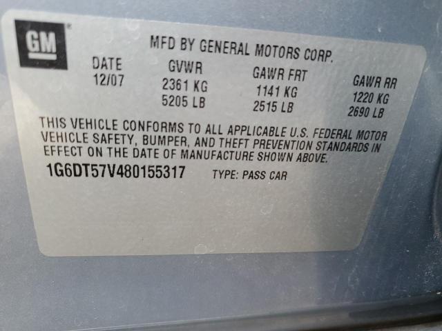 Photo 10 from auction – 2008 CADILLAC CTS with VIN 1G6DF577880156317