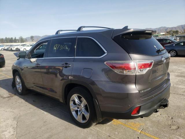 Photo 3 from auction – 2015 TOYOTA HIGHLANDER with VIN 5TDDKRFH6FS175033