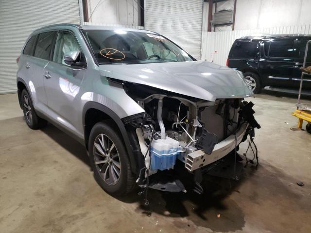 TOYOTA HIGHLANDER 2019 with VIN 5TDJZRFH9KS592591 - Photo from auction