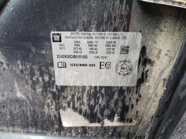 Photo 10 from auction – 2011 BUICK REGAL CXL with VIN 2G4GN5EC4B9181995