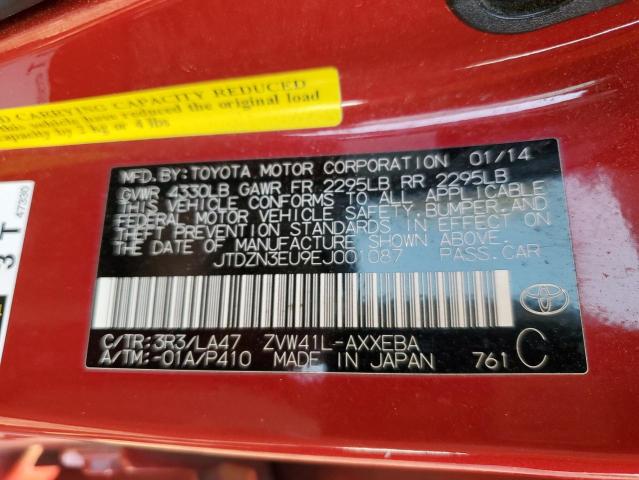 Photo 10 from auction – 2014 TOYOTA PRIUS V with VIN JTDZN3EU9EJ001087
