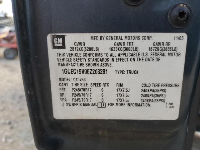 Photo 10 from auction – 2006 CHEVROLET SILVERADO with VIN 1GCEC19V96Z203281