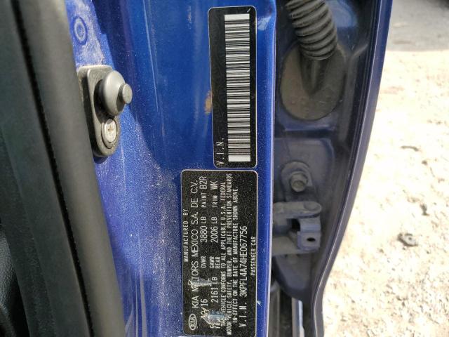 Photo 10 from auction – 2017 KIA FORTE LX with VIN 3KPFL4A74HE067756