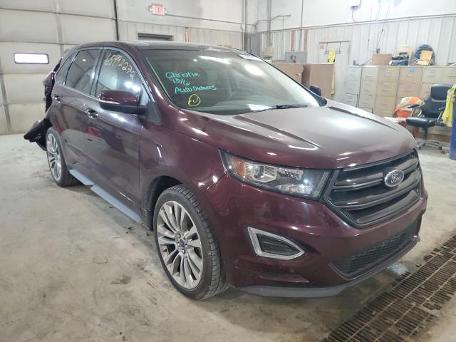 FORD EDGE SPORT 2017 with VIN 2FMPK4AP5HBB15694 - Photo from auction