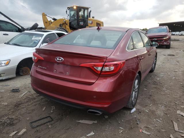 Photo 4 from auction – 2016 HYUNDAI SONATA SE with VIN 5NPE24AF8GH398386