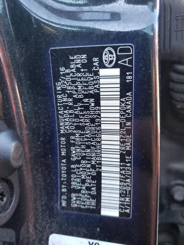 Photo 10 from auction – 2016 TOYOTA COROLLA L with VIN 2T1BURHE8GC619799