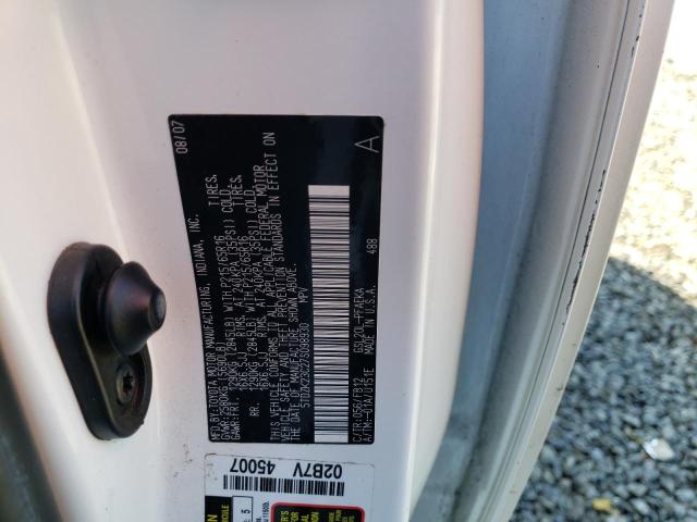 Photo 10 from auction – 2007 TOYOTA SIENNA CE with VIN 5TDZK23C27S098930