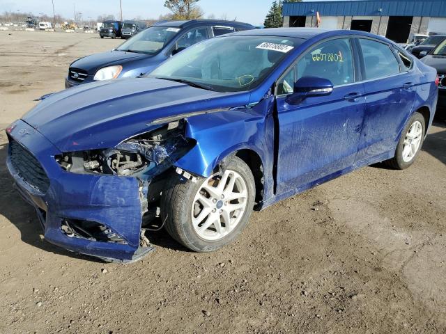 Photo 2 from auction – 2016 FORD FUSION SE with VIN 3FA6P0H76GR301315
