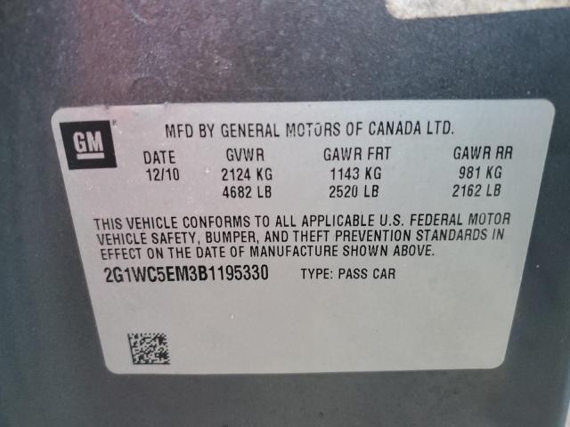 Photo 10 from auction – 2011 CHEVROLET IMPALA with VIN 2G1WC5EM3B1195330