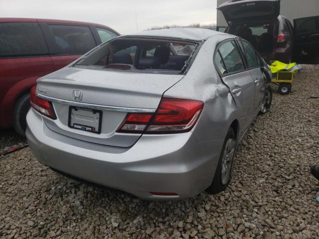 Photo 4 from auction – 2014 HONDA CIVIC LX with VIN 19XFB2F54EE022181