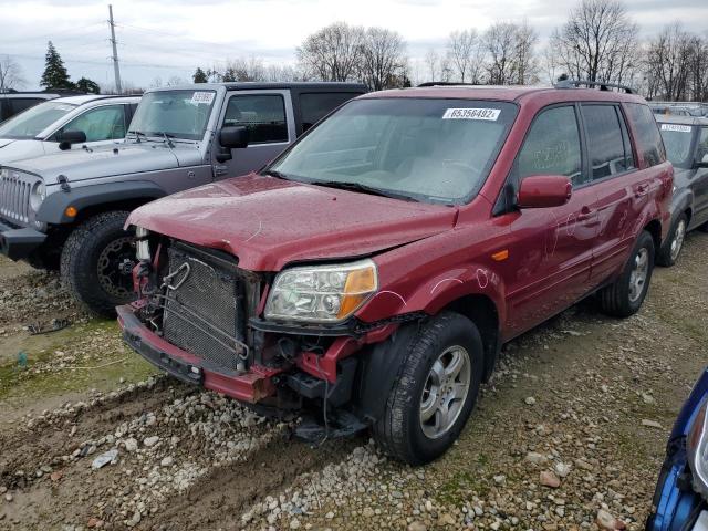 Photo 2 from auction – 2006 HONDA PILOT EX with VIN 2HKYF18586H516853