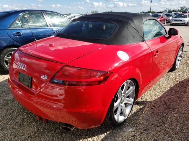 Photo 4 from auction – 2008 AUDI TT 3.2 QUA with VIN TRURD38J081008380