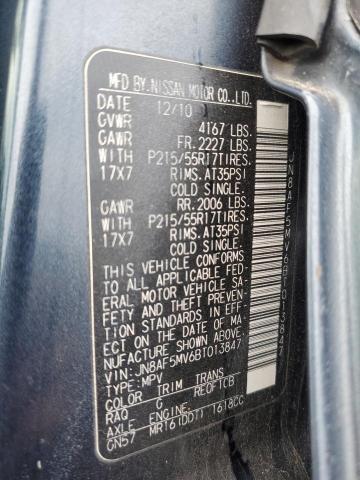 Photo 10 from auction – 2011 NISSAN JUKE S with VIN JN8AF5MV6BT013847