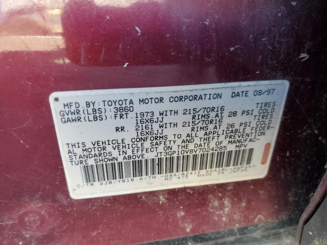 Photo 10 from auction – 1998 TOYOTA RAV4 with VIN JT3GP10V8V7024285