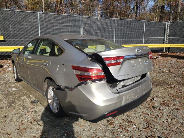Photo 3 from auction – 2014 TOYOTA AVALON BAS with VIN 4T1BK1EB3EU127078