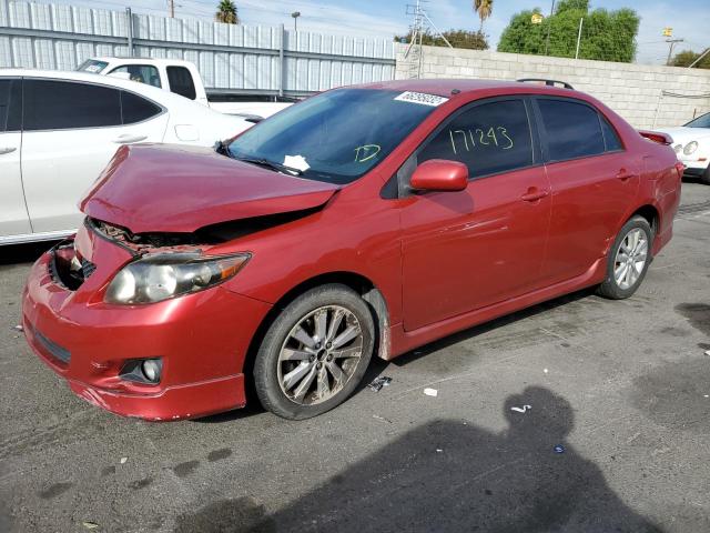TOYOTA COROLLA BA 2010 with VIN 2T1BU4EE3AC449821 - Photo from auction