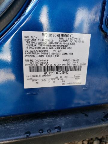 Photo 10 from auction – 2019 FORD ECOSPORT S with VIN MAJ3S2GEXKC251992