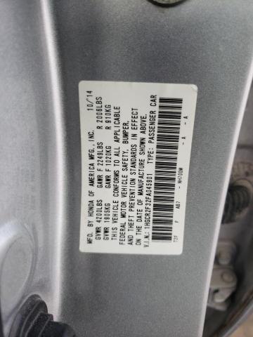 Photo 10 from auction – 2015 HONDA ACCORD LX with VIN 1HGCR2F32FA045901