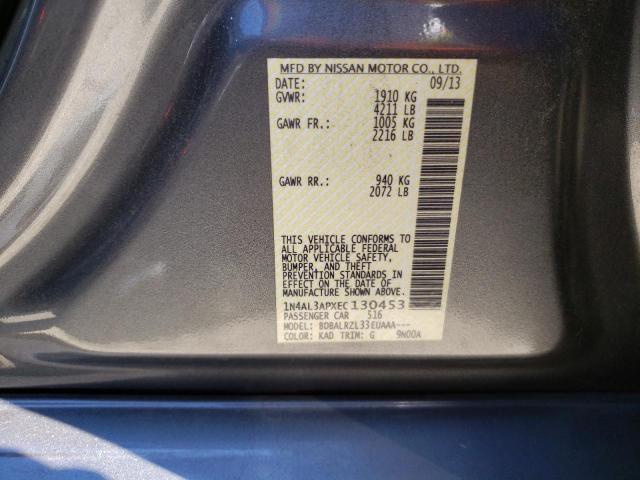 Photo 10 from auction – 2014 NISSAN ALTIMA 2.5 with VIN 1N4AL3APXEC130453