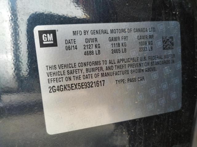 Photo 10 from auction – 2014 BUICK REGAL with VIN 2G4GK5EX5E9321617