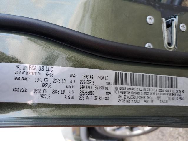 Photo 10 from auction – 2018 JEEP COMPASS LI with VIN 3C4NJCCB3JT439005