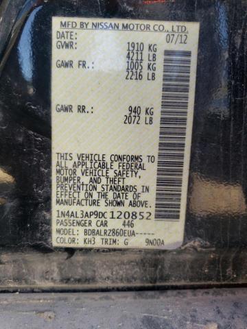 Photo 10 from auction – 2013 NISSAN ALTIMA 2.5 with VIN 1N4AL3AP9DC120852