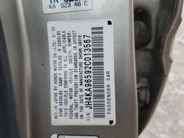 Photo 10 from auction – 2002 ACURA 3.5RL with VIN JH4KA96592C013567
