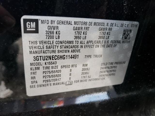 Photo 10 from auction – 2017 GMC SIERRA K15 with VIN 3GTU2NEC6HG114491