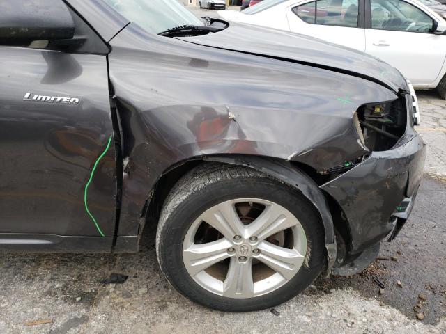 Photo 9 from auction – 2009 TOYOTA HIGHLANDER with VIN JTEES42A192115426
