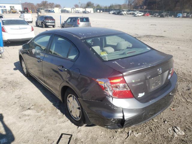 Photo 3 from auction – 2012 HONDA CIVIC HF with VIN 2HGFB2F60CH322070