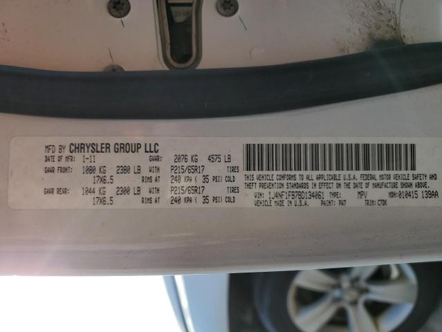 Photo 10 from auction – 2011 JEEP COMPASS SP with VIN 1J4NF1FB7BD134061