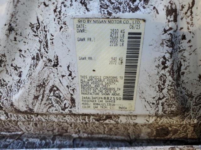 Photo 10 from auction – 2015 NISSAN ALTIMA 2.5 with VIN 1N4AL3AP1FN882550