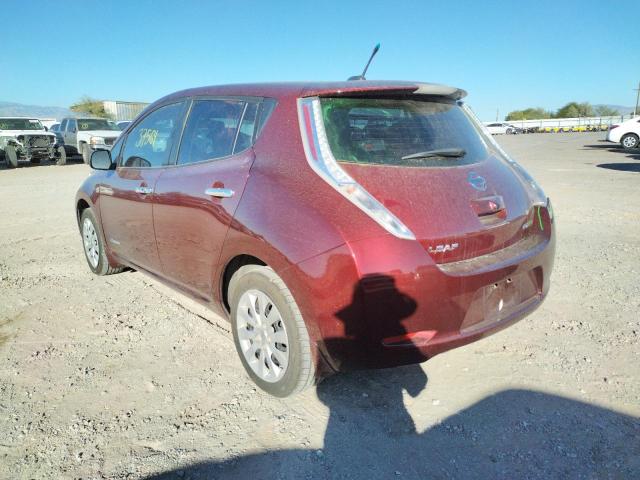 Photo 3 from auction – 2017 NISSAN LEAF S with VIN 1N4BZ0CP1HC305935