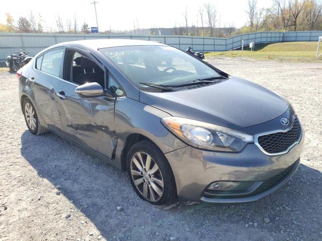 KIA FORTE EX 2014 with VIN KNAFX4A89E5121957 - Photo from auction