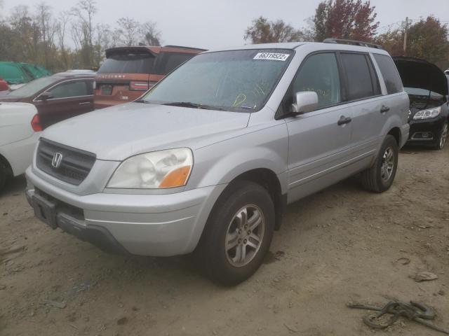 Photo 2 from auction – 2003 HONDA PILOT EXL with VIN 2HKYF18763H508909