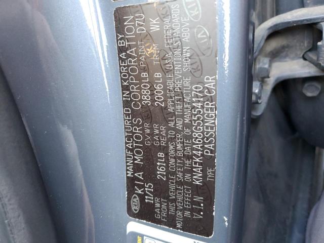 Photo 10 from auction – 2016 KIA FORTE LX with VIN KNAFK4A68G5554170