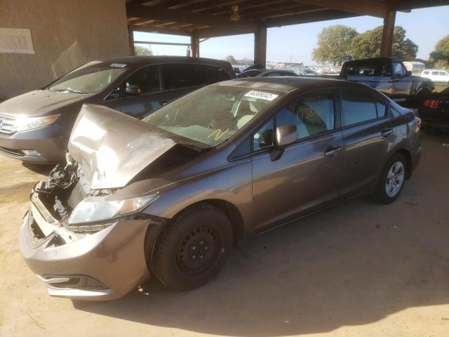 Photo 2 from auction – 2013 HONDA CIVIC LX with VIN 2HGFB2F57DH501795